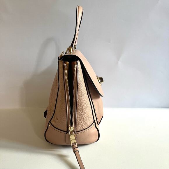 COACH  FAYE Tan Leather Backpack | SOLD OUT ONLINE - Picture 3 of 10